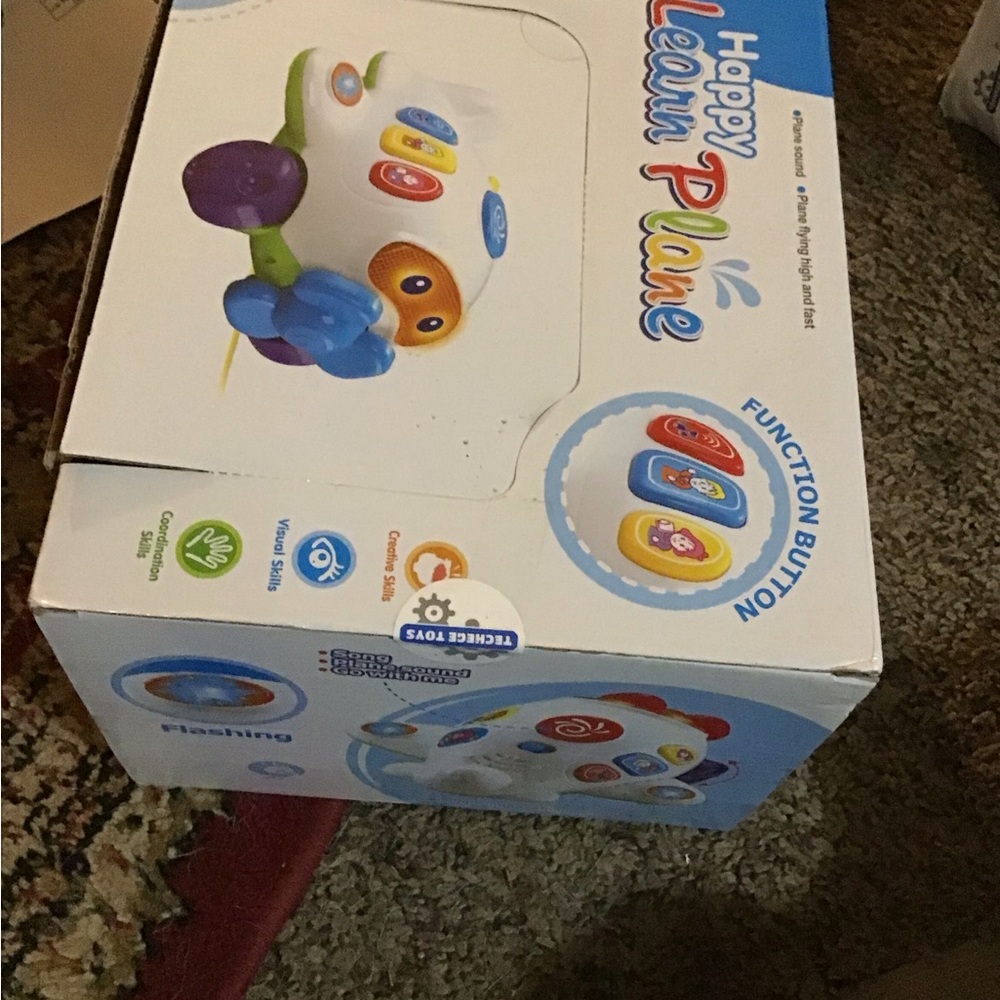 Source Unknown Colorful Learning Plane Toy